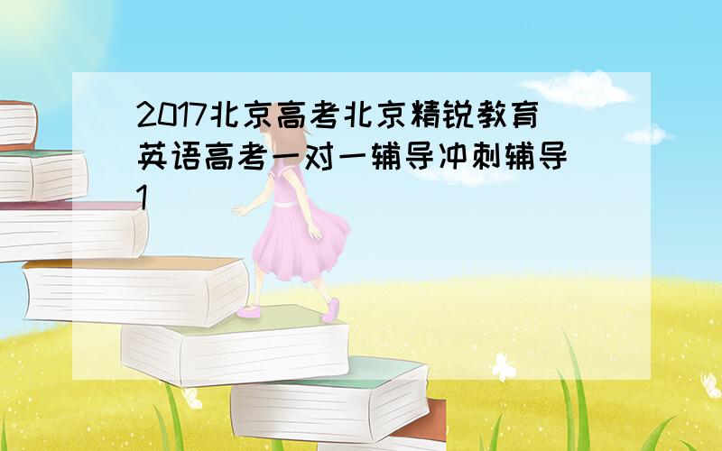 2017北京高考北京精锐教育英语高考一对一辅导冲刺辅导[1]